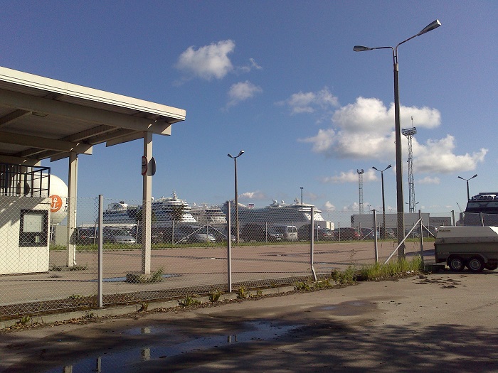 Regal Princess уже ждёт нас! Порт Таллина